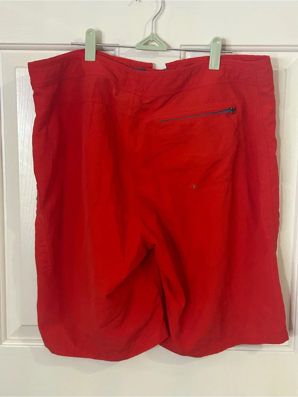 The North Face Board Shorts Mens 36 Red Zip Pocket 9”